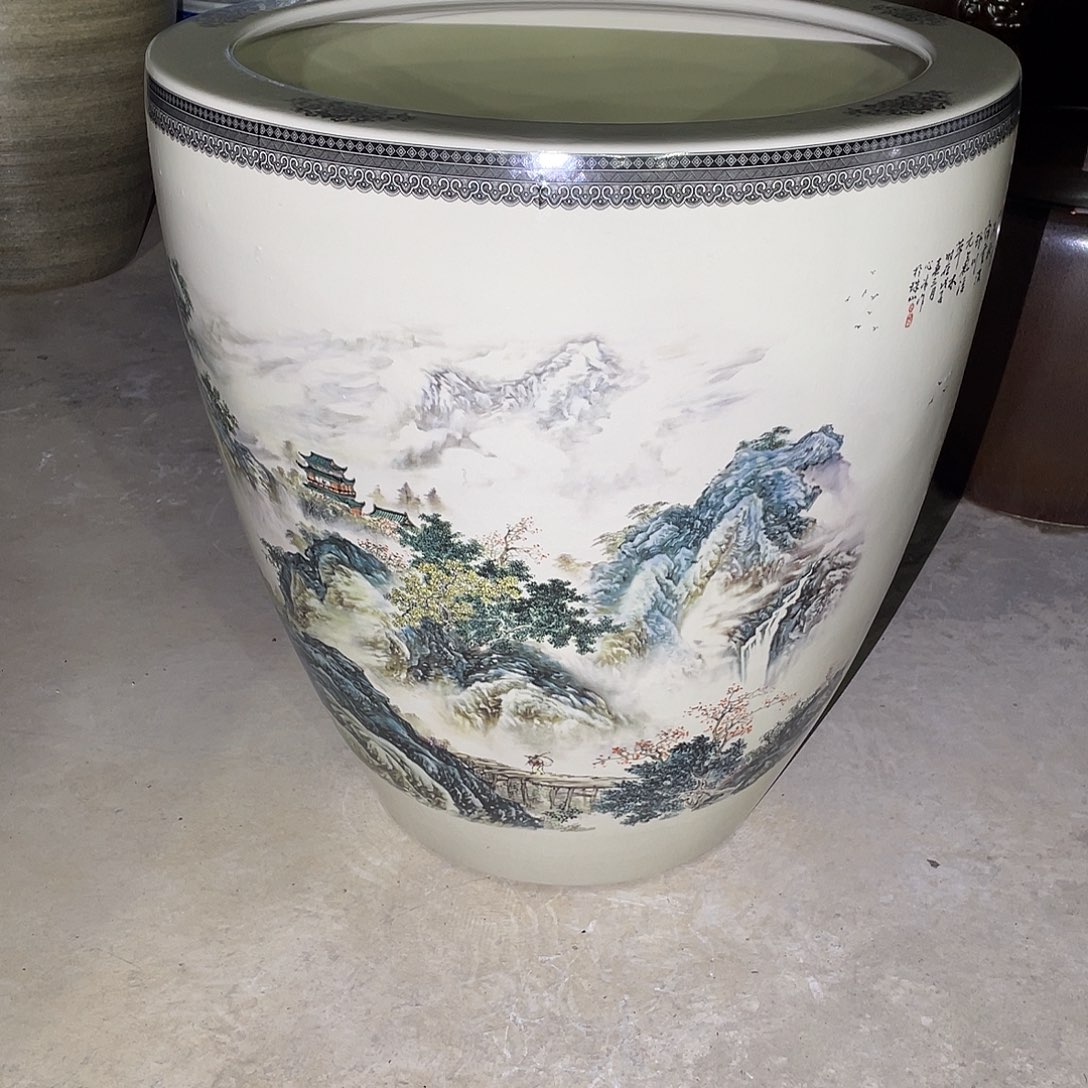 心***静缸瓷器瓷器62高度65瓷器陶瓷