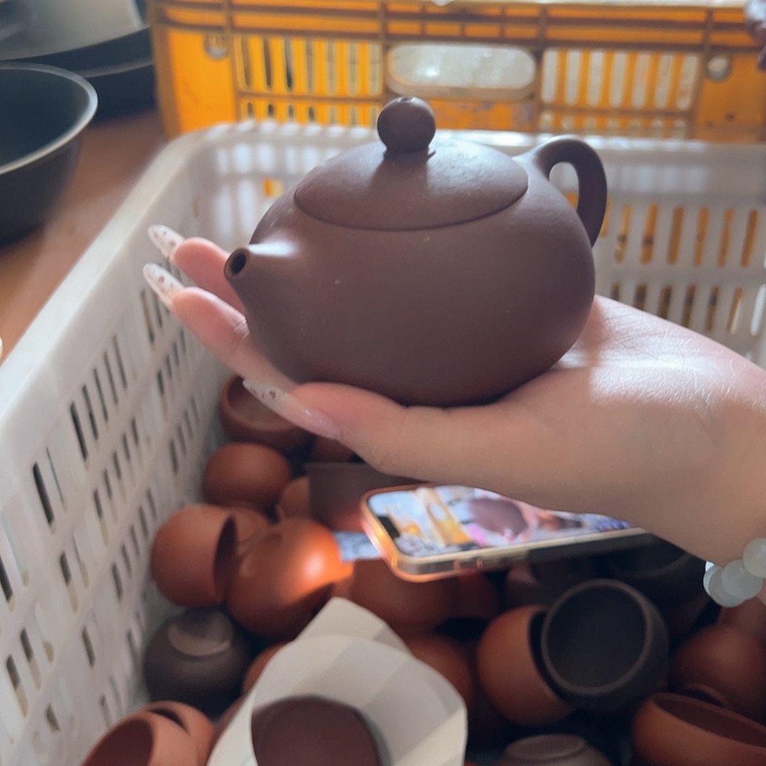 新骨瓷114微瑕小紫砂壶