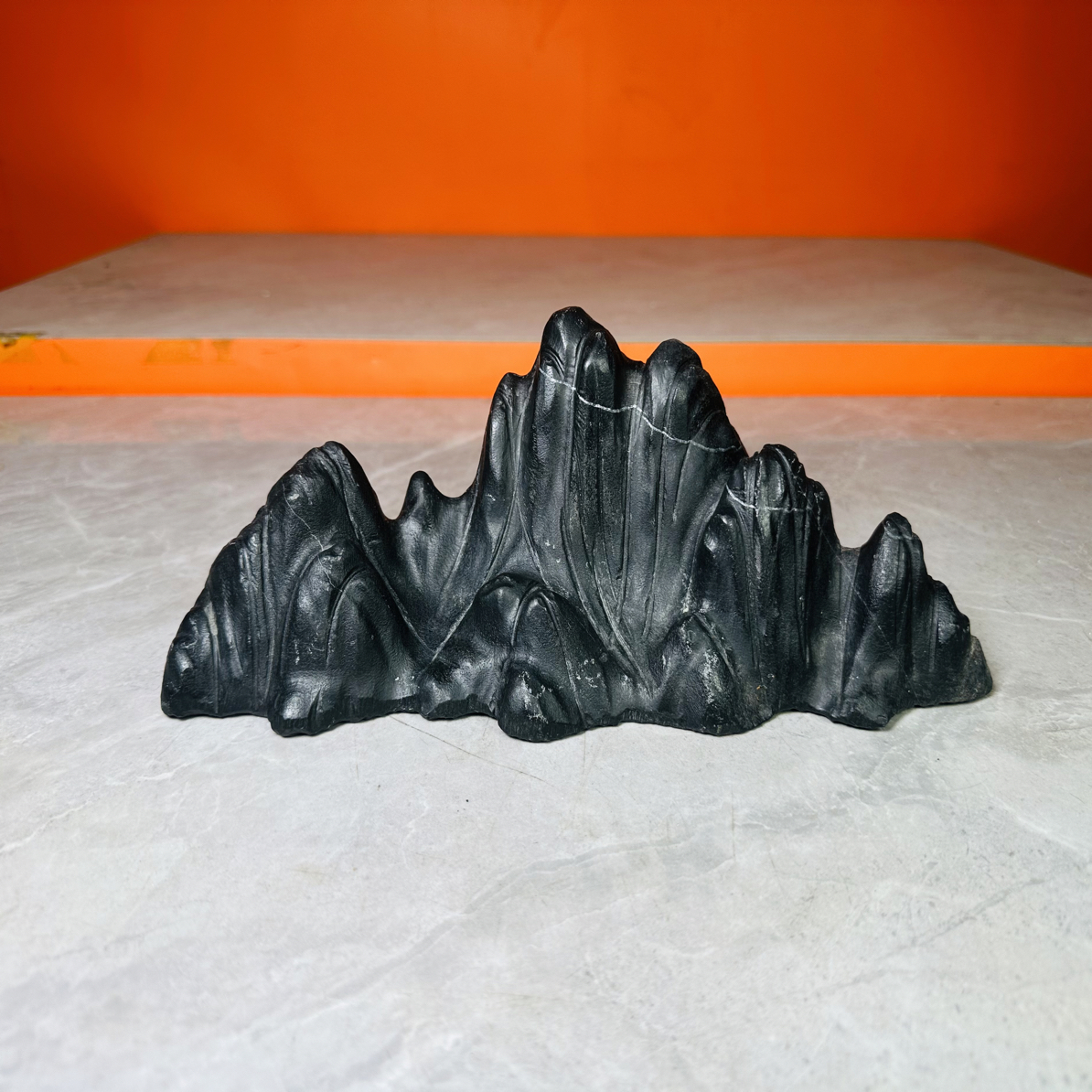 天然中式灵璧石山峰造型鱼缸造型家居观赏摆件尺寸29 9 10