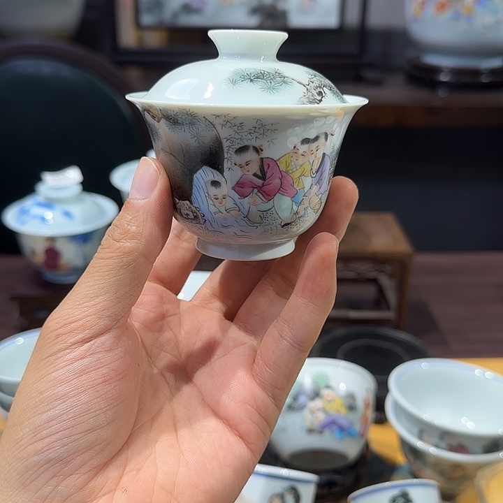 景德镇陶瓷手绘作品