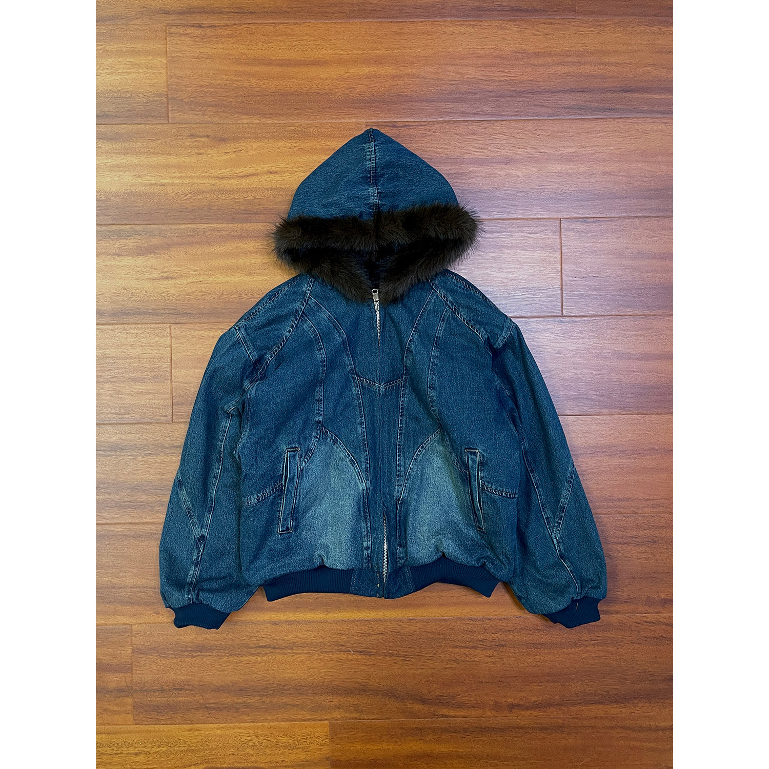 19studio WAYNEPRINCE 连帽牛仔外套