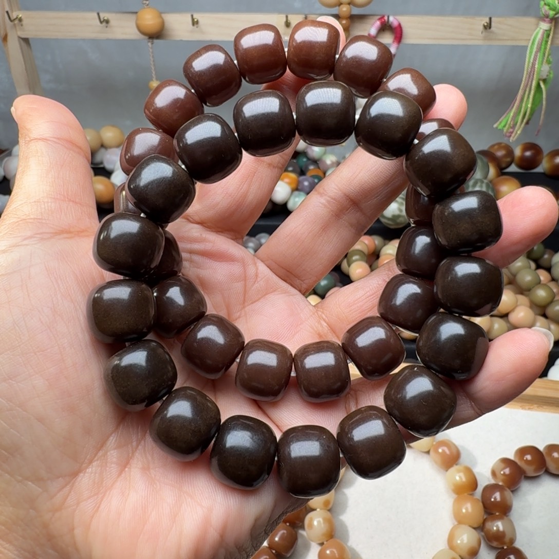 闹***主菩提根/象牙果手串卡14买一送一