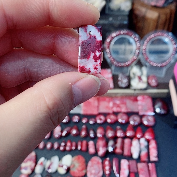 天然辰砂天然朱砂无事牌10