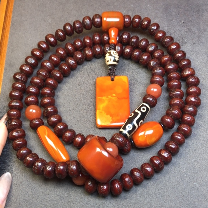 凤眼菩提吊坠凤眼