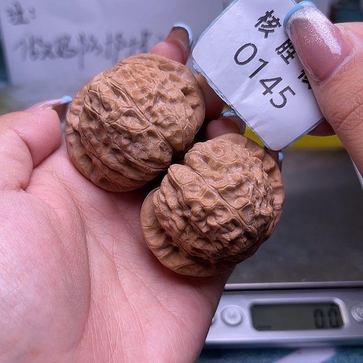 文玩核桃把件南瓜墩44.0145