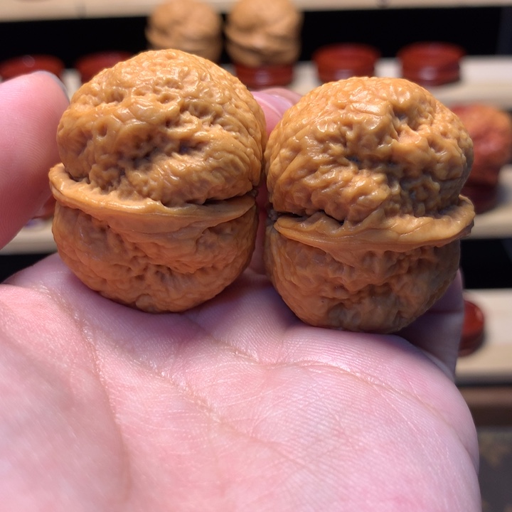 文玩核桃把件40魔鬼蛙