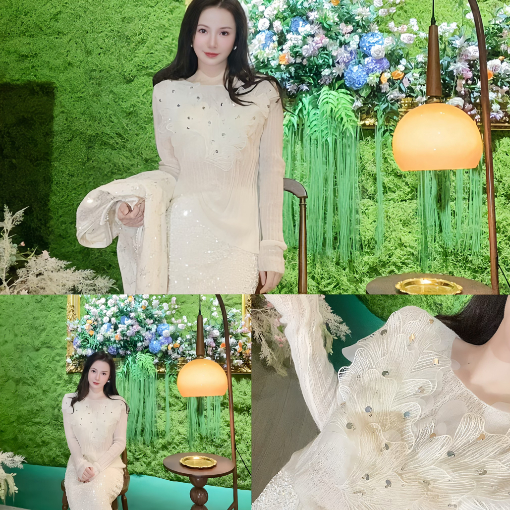 【JUN·BABY定制】气质法式宽松打底毛针织衫长袖针织