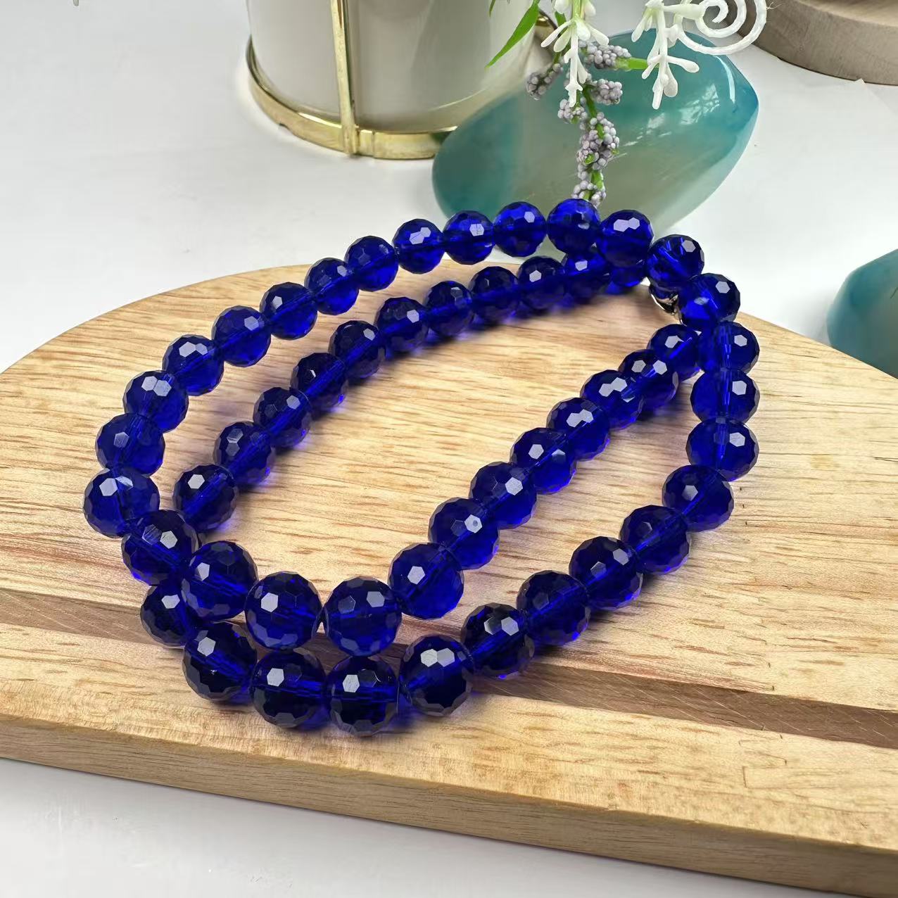 『高端*时尚』F-8899时尚首饰项链10mm多样性发其一K497