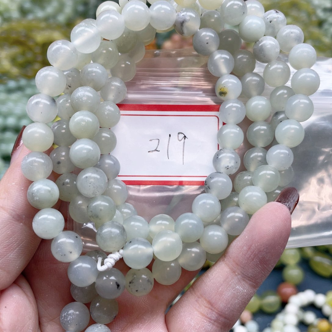 未镶嵌蛇纹石玉手串