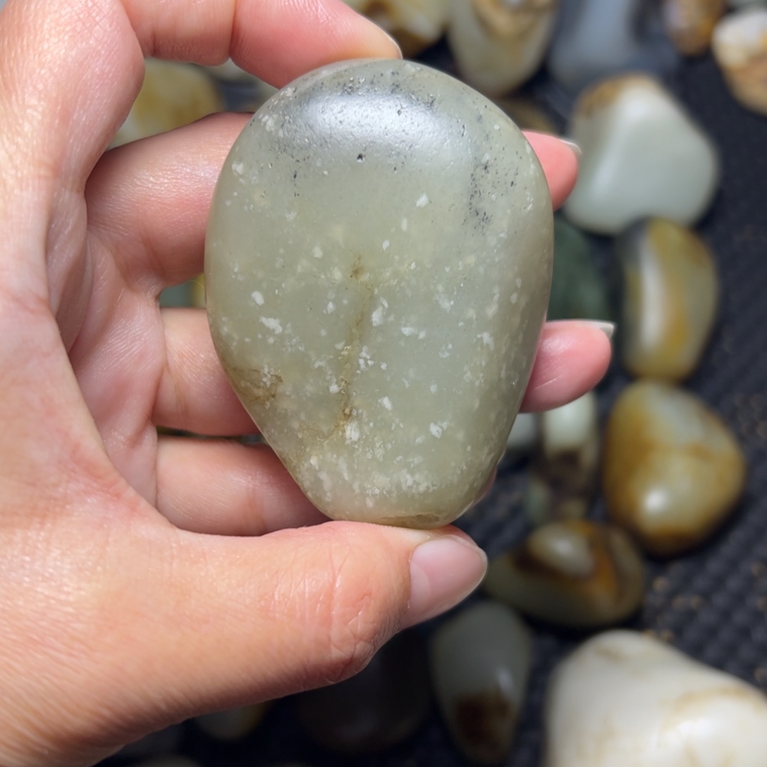 和田玉未镶嵌挂件8