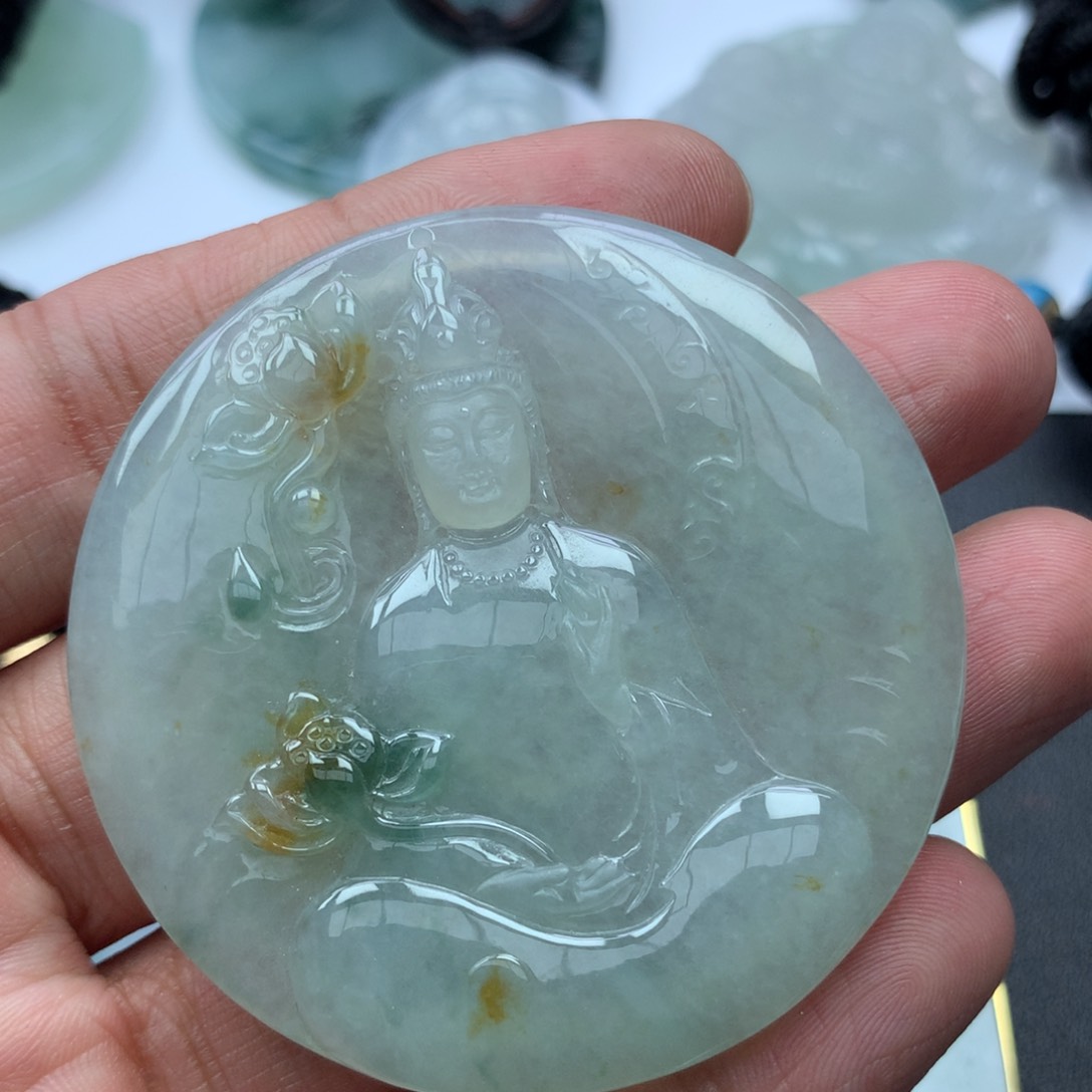 翡翠颈饰未镶嵌新*