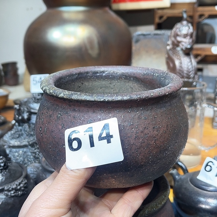 缸高温柴烧陶泥小水缸