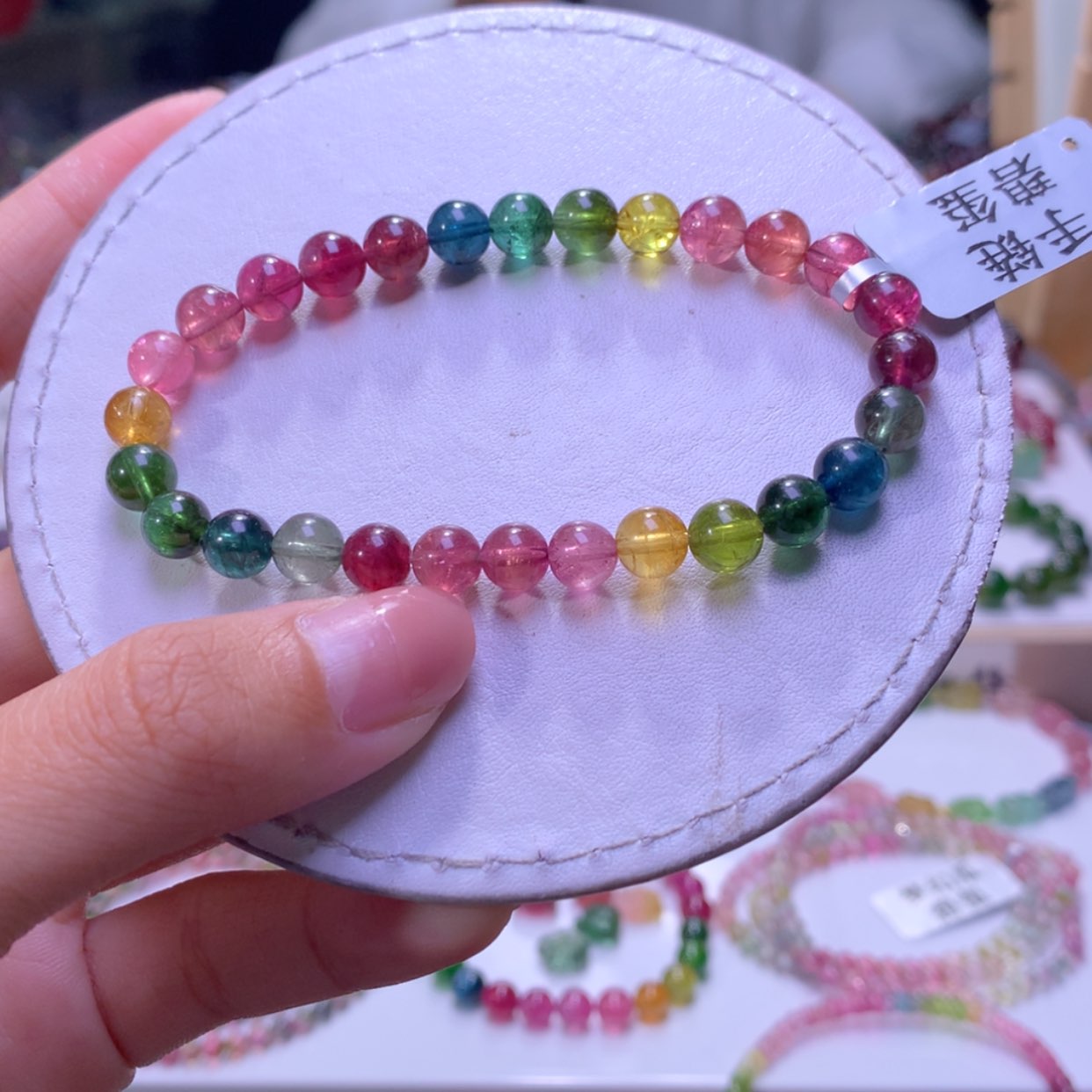 【闪购商品】未镶嵌手串碧玺7mm左右