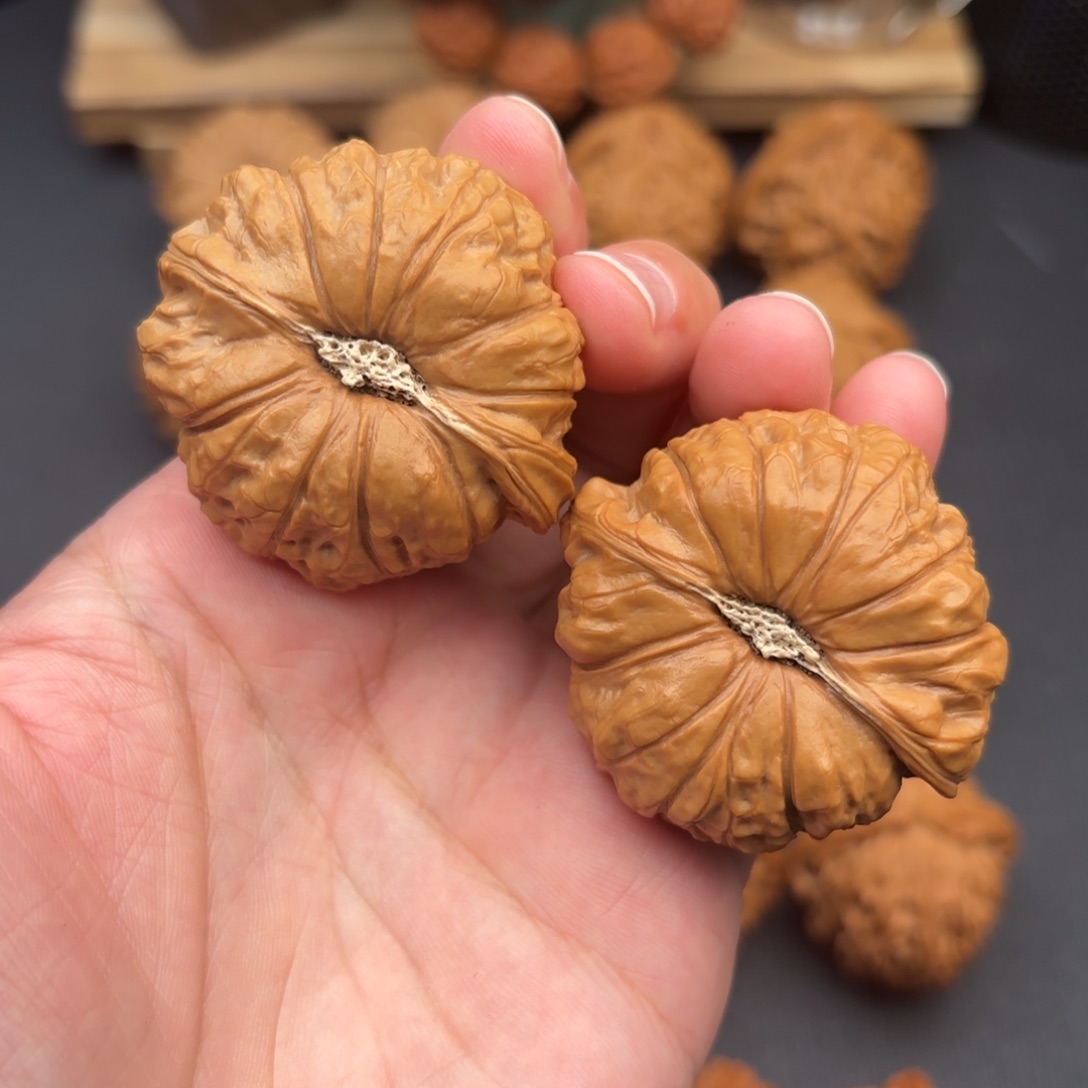 文玩核桃把件南瓜墩45