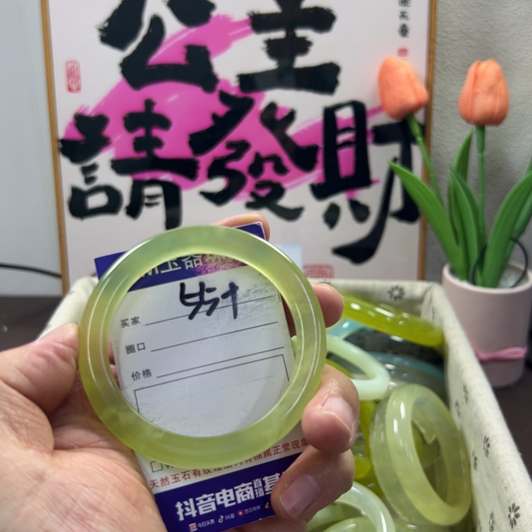 蛇纹石玉手镯未镶嵌296