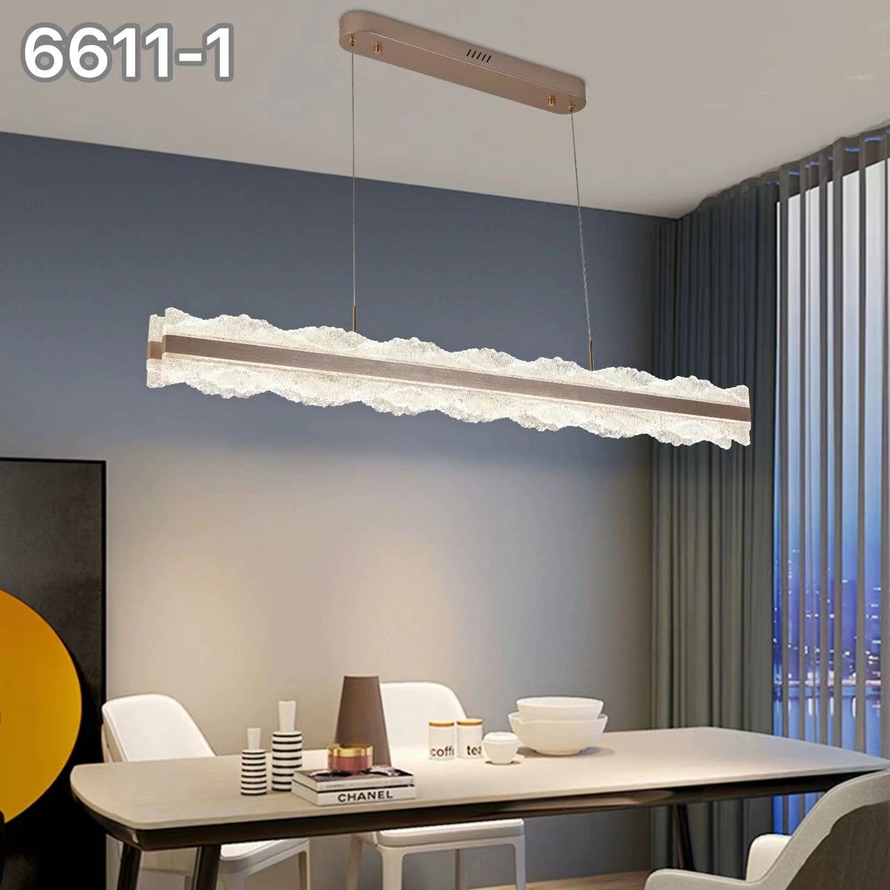 国风禅意北欧极简创意简约时尚意式别墅餐厅长条长方形吸顶吊灯