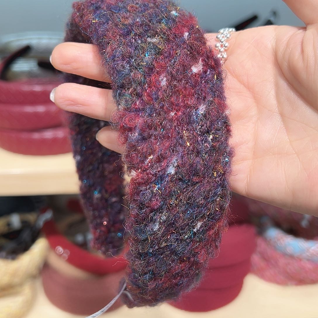 非金属紫色晕染发箍