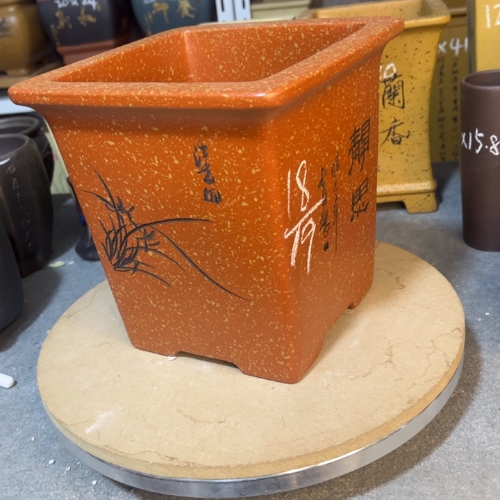 紫砂花盆紫砂花盆