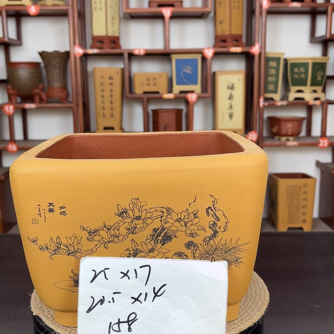 紫砂花盆紫砂花盆