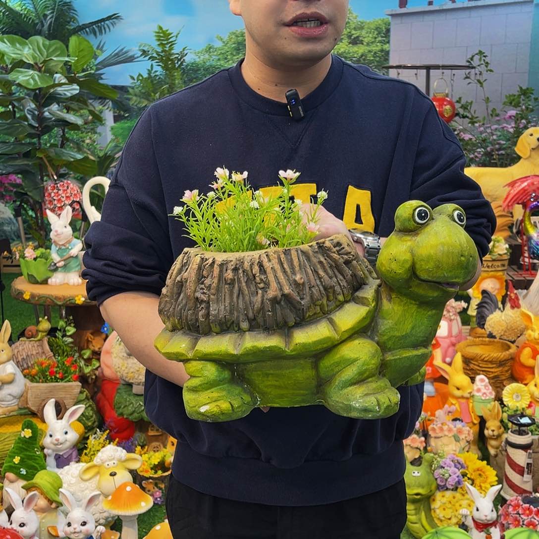 红陶花园庭院摆件