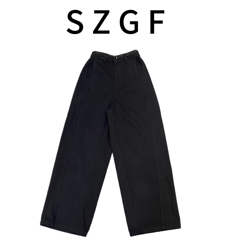 秋冬加绒休闲时尚新款裤子1397