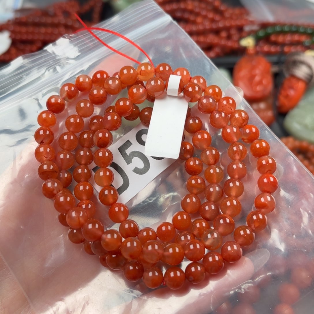 南红玛瑙珠宝半成品未镶嵌6.8