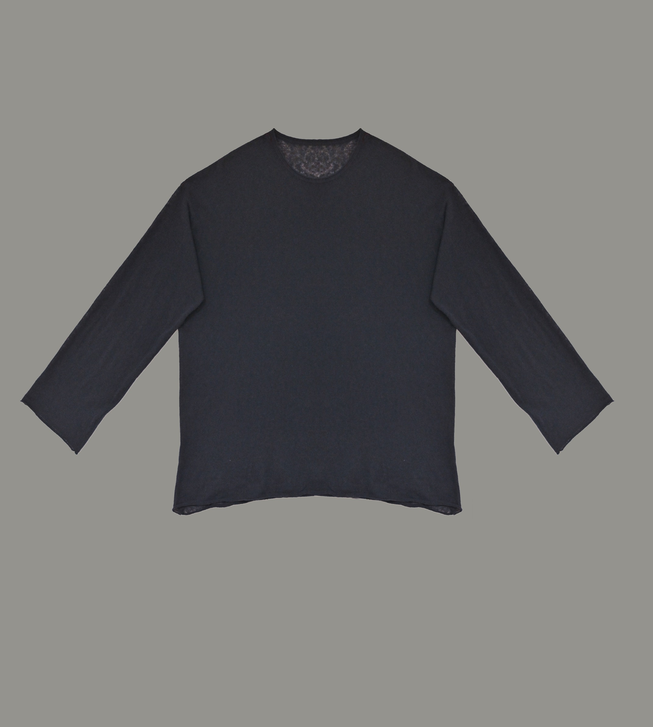 HALUNGLE/海伦格丽 SY538  时尚纯色超轻薄宽松简约百搭长T恤