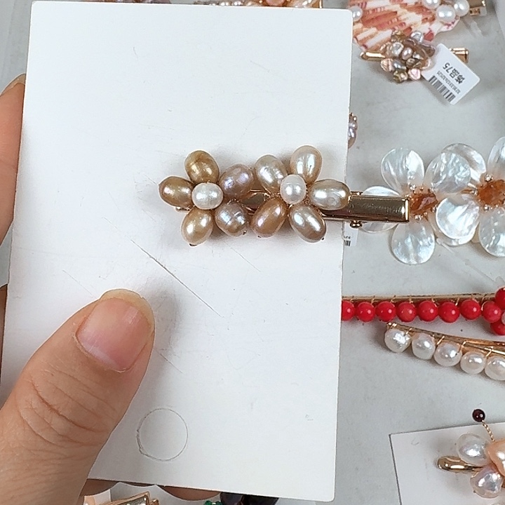 未镶嵌发饰淡水珍珠