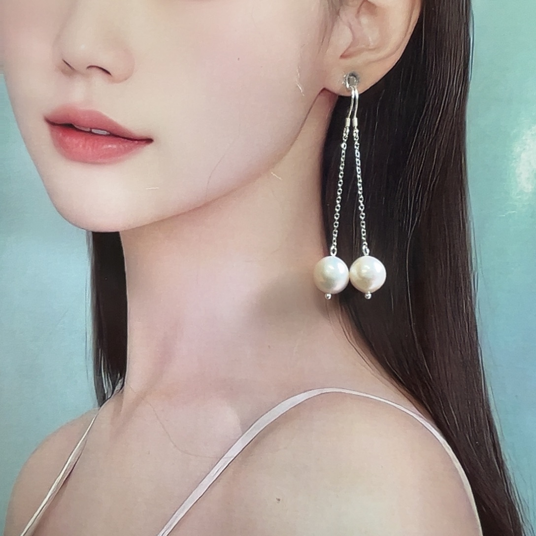 乔***925银博雅手作S925纯银耳饰