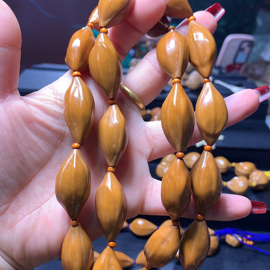 橄榄核手串/手链小*鼠三花手串