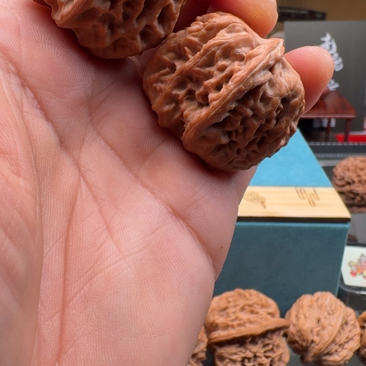 吊坠文玩核桃陈宝银一代方块