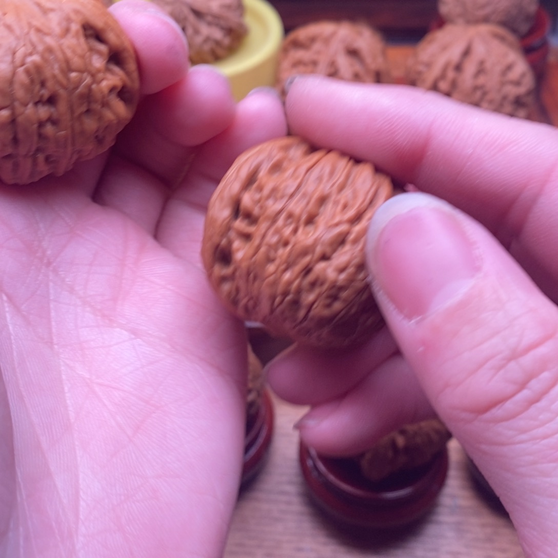 文玩核桃把件阿***铁锤40