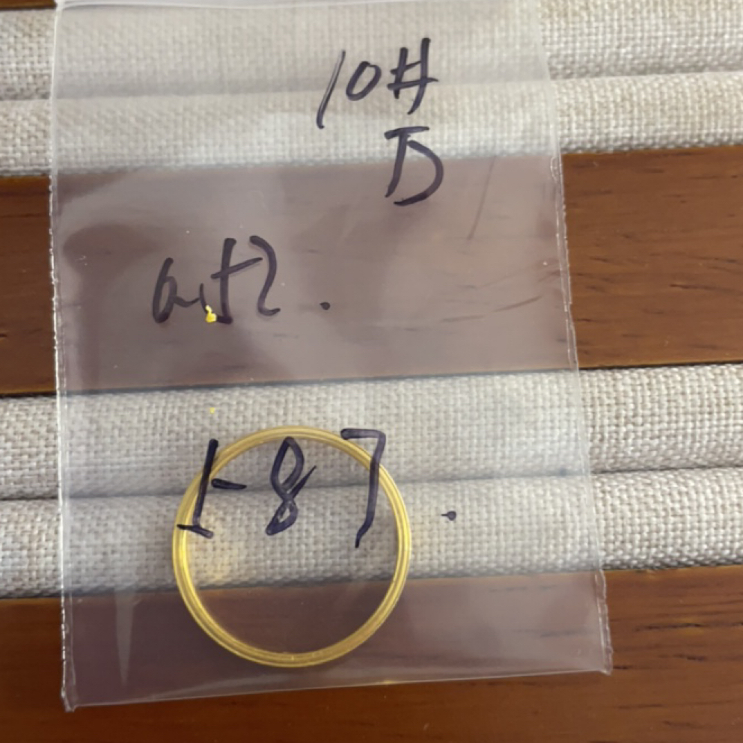 克重0.52 10号 万花筒戒指 足金999