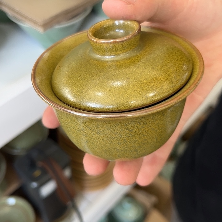龙泉云间青瓷小米茶器