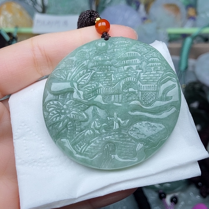 翡翠未镶嵌颈饰翡翠