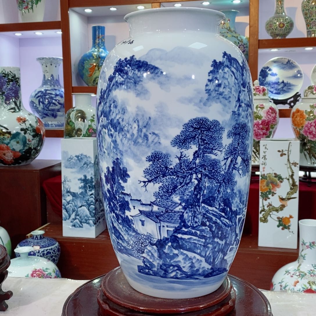 瓶景德镇陶瓷手绘