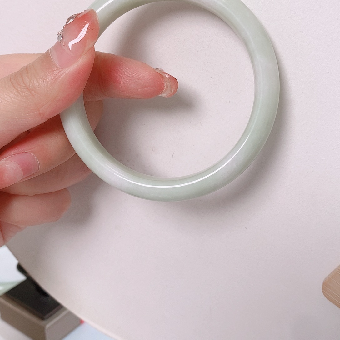 蓝田玉（蛇纹石化大理石玉）手镯未镶嵌