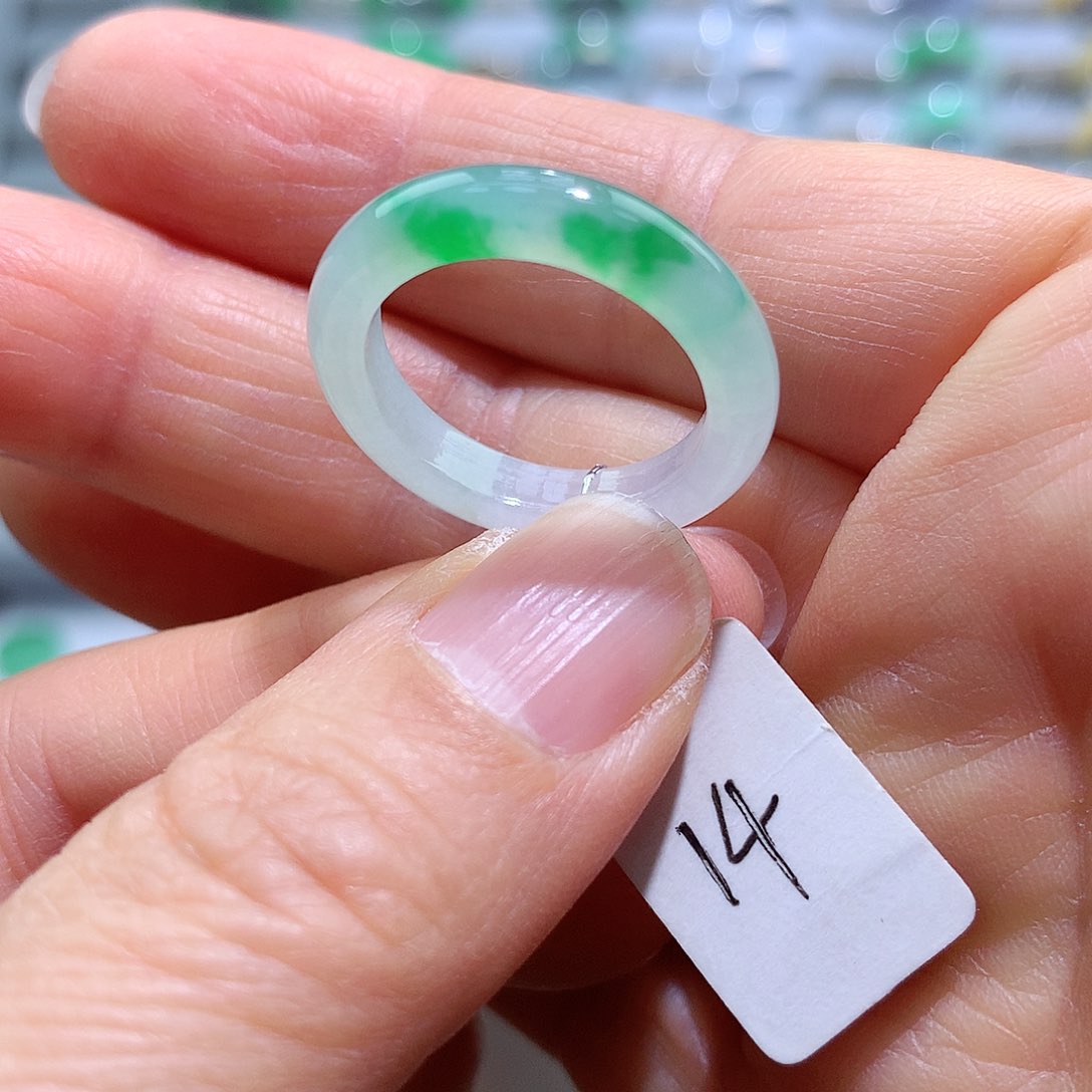 翡翠戒指未镶嵌14号