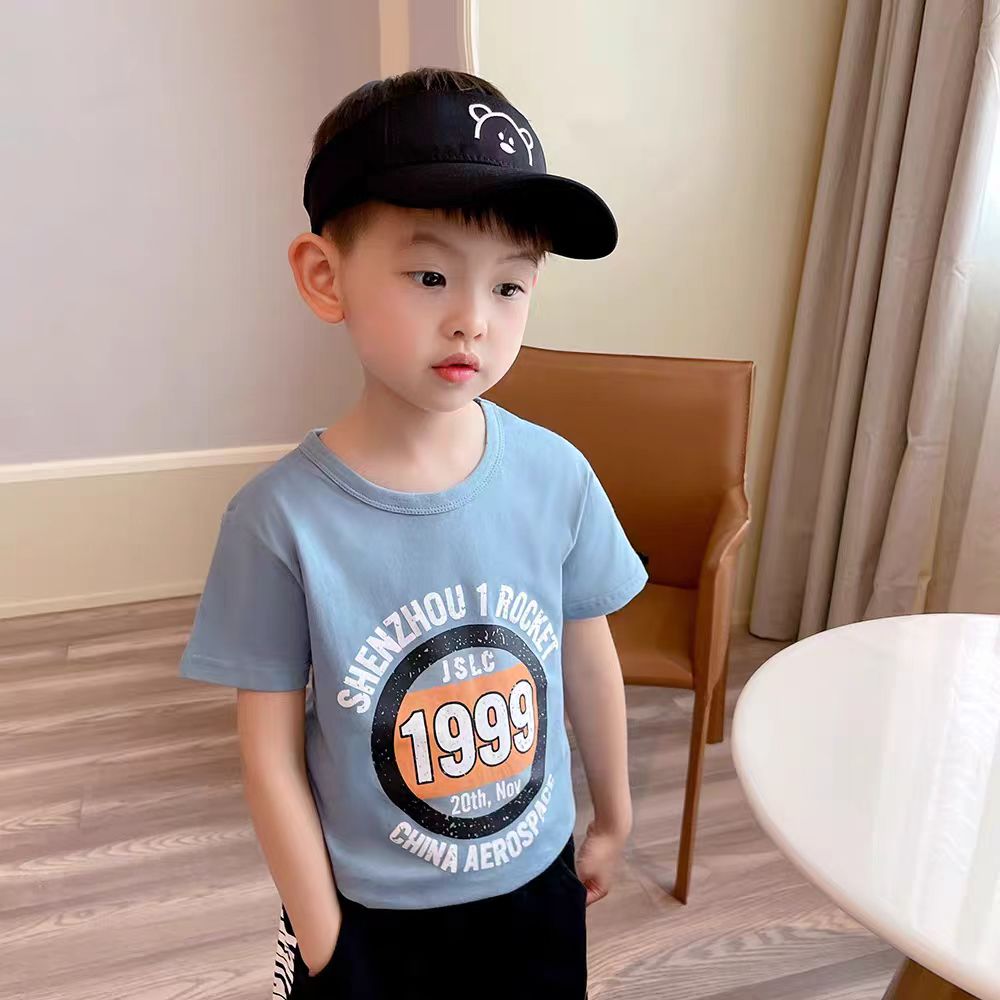 0028男童T恤短袖2025夏季儿童宝宝韩版潮上衣