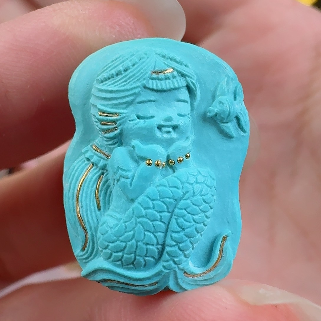 绿松石珠宝奇石未镶嵌