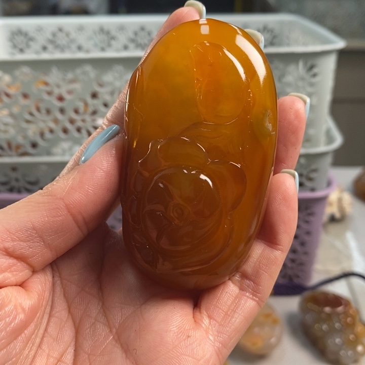 玛瑙/玉髓吊坠(不含链)未镶嵌