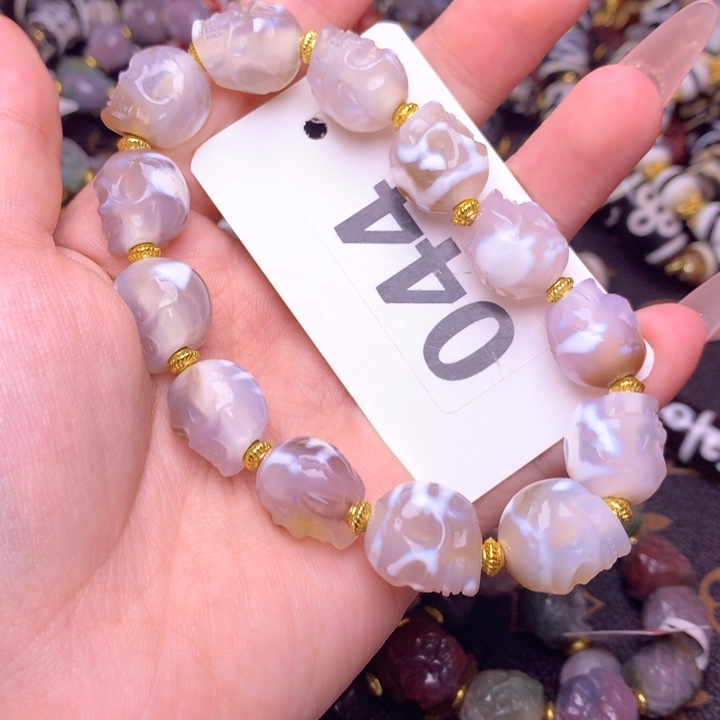 玛瑙/玉髓未镶嵌手链