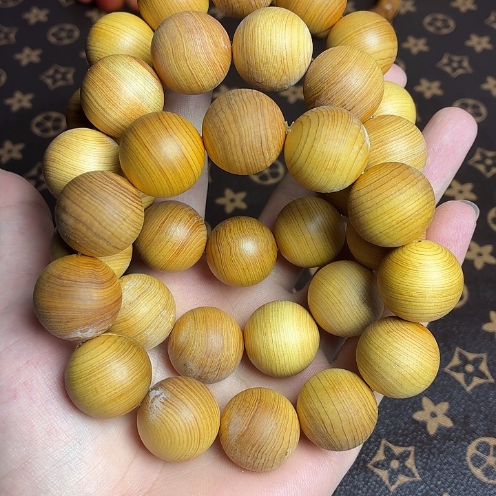柏木（崖柏）手串/手链崖柏陈化毛珠20mm