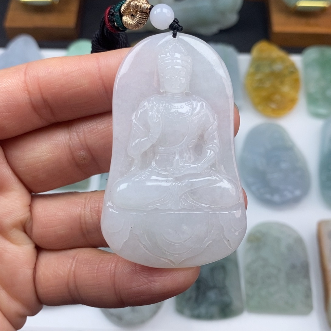 定制翡翠未镶嵌观音