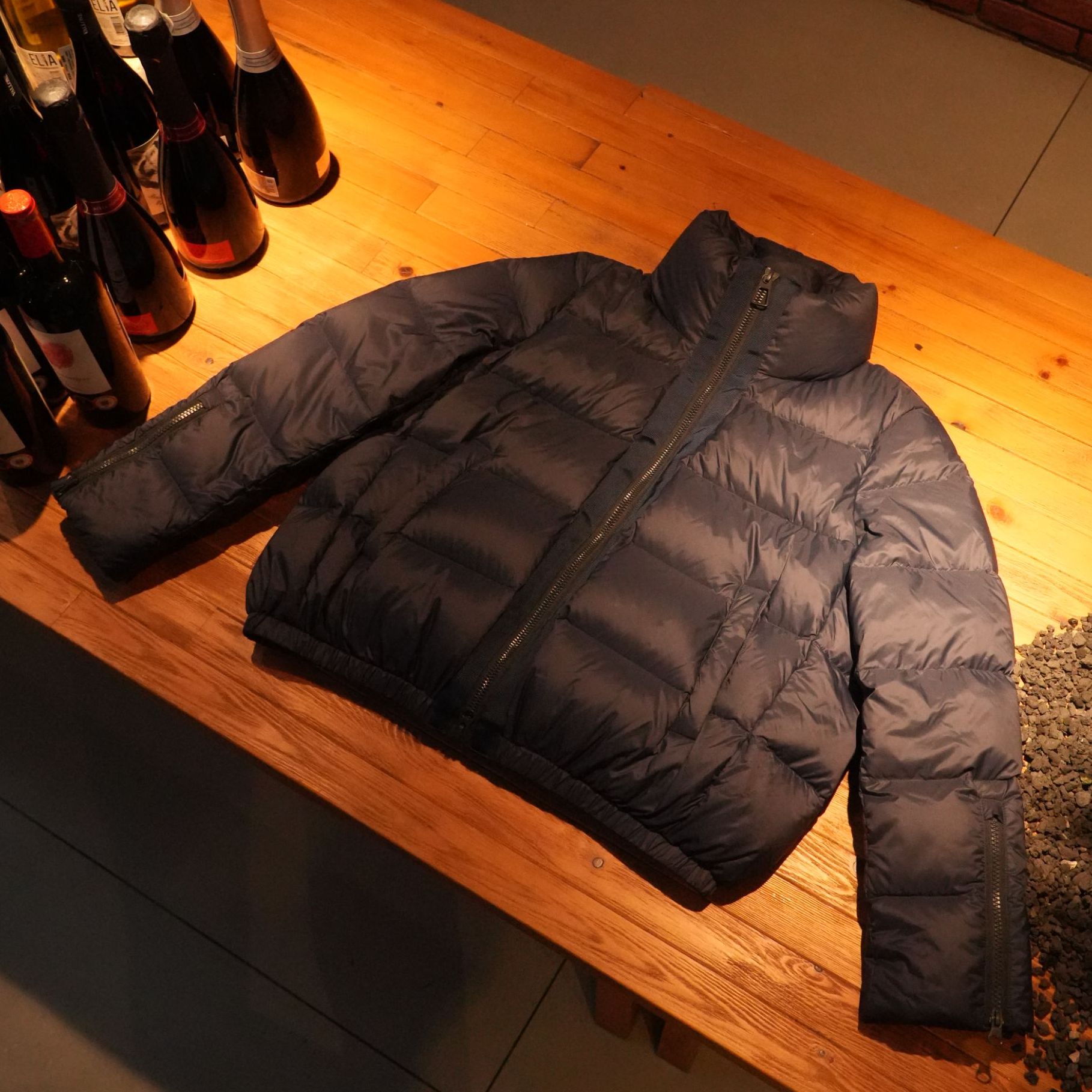 RuJia    109【蓝色秘语-立领羽绒】90白鹅绒 新潮高级款短款羽绒服