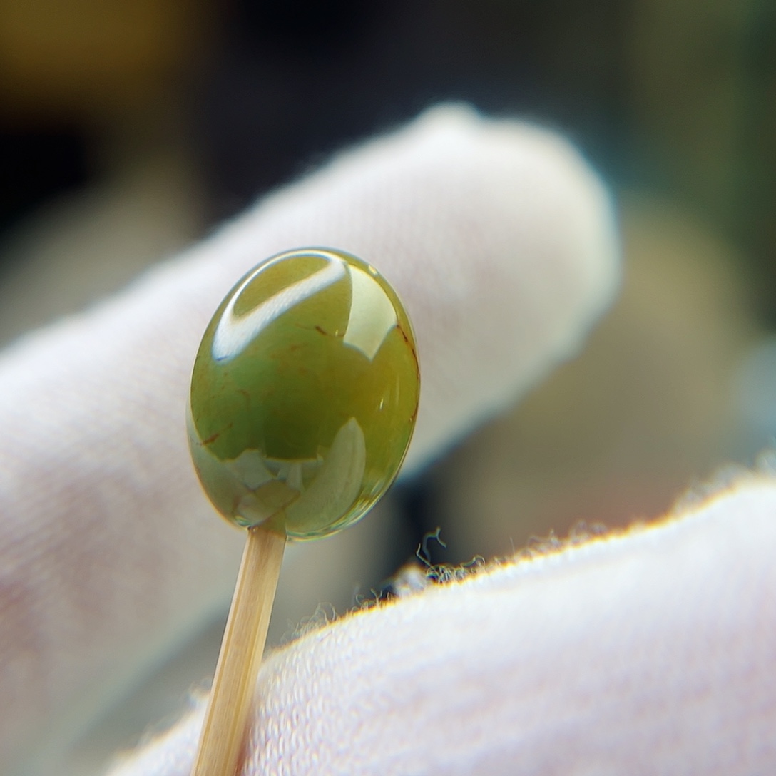 绿松石珠宝奇石未镶嵌11.2直径