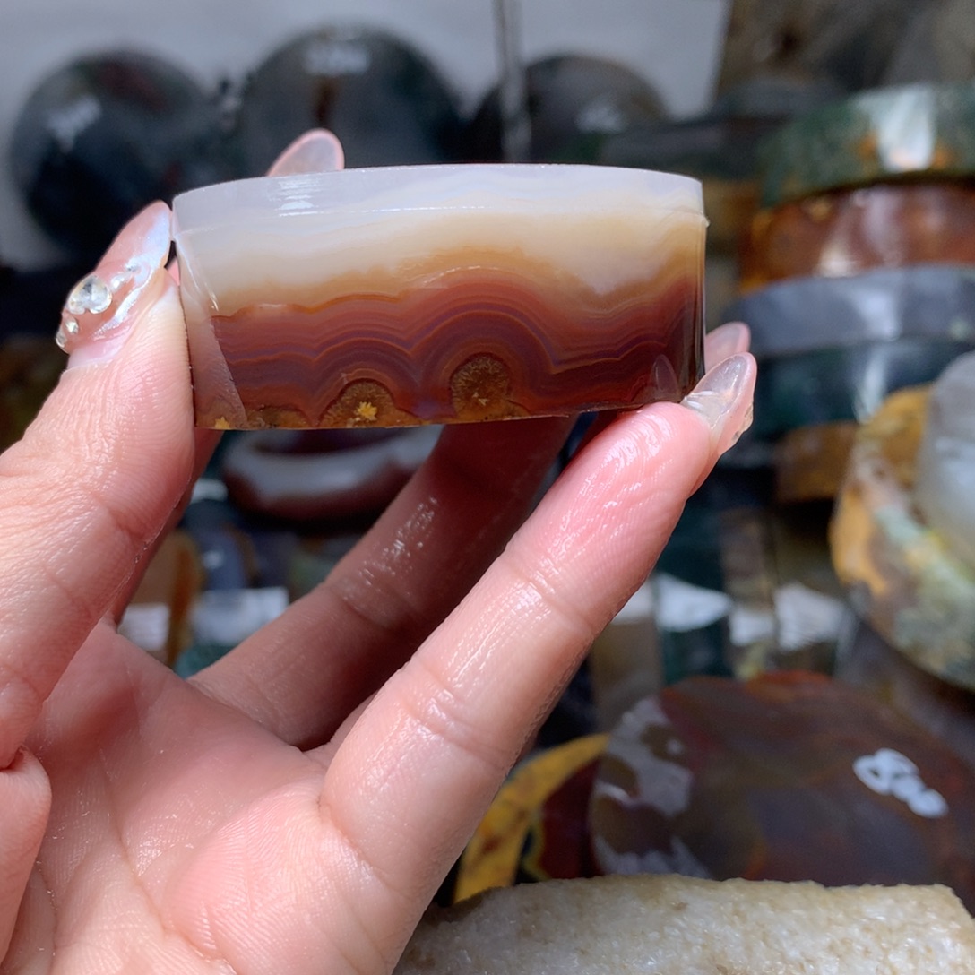 用***0定制玛瑙定制平安扣一个不退不换