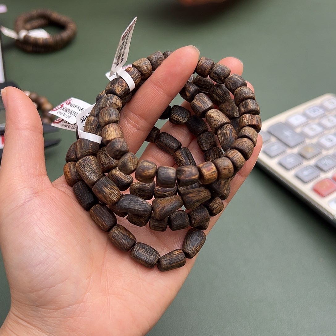 沉香手串乌身沉水10克0.9多样性发一条