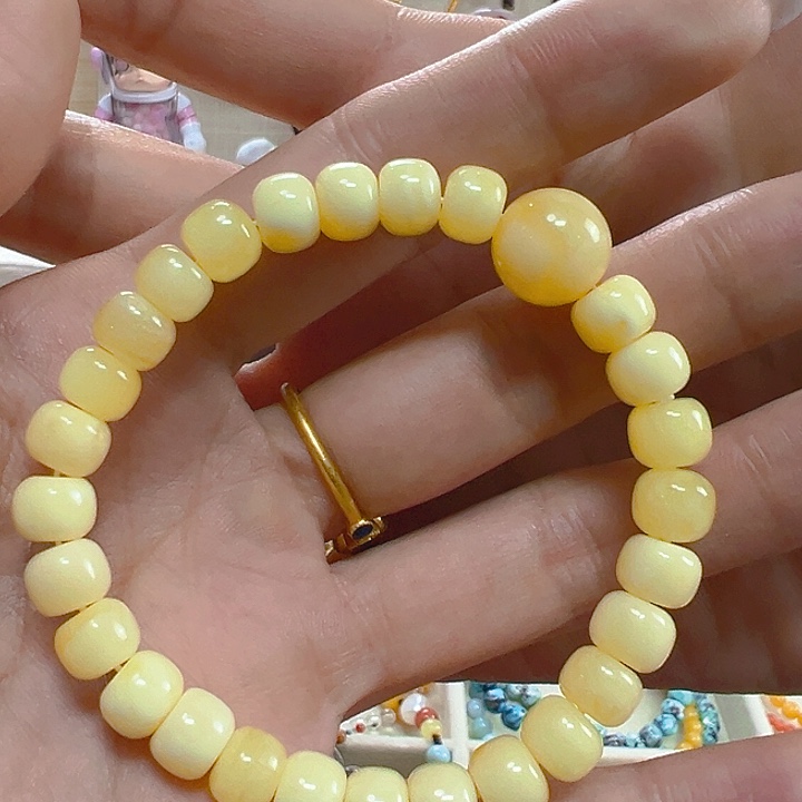 蜜蜡手链未镶嵌蜜蜡手串