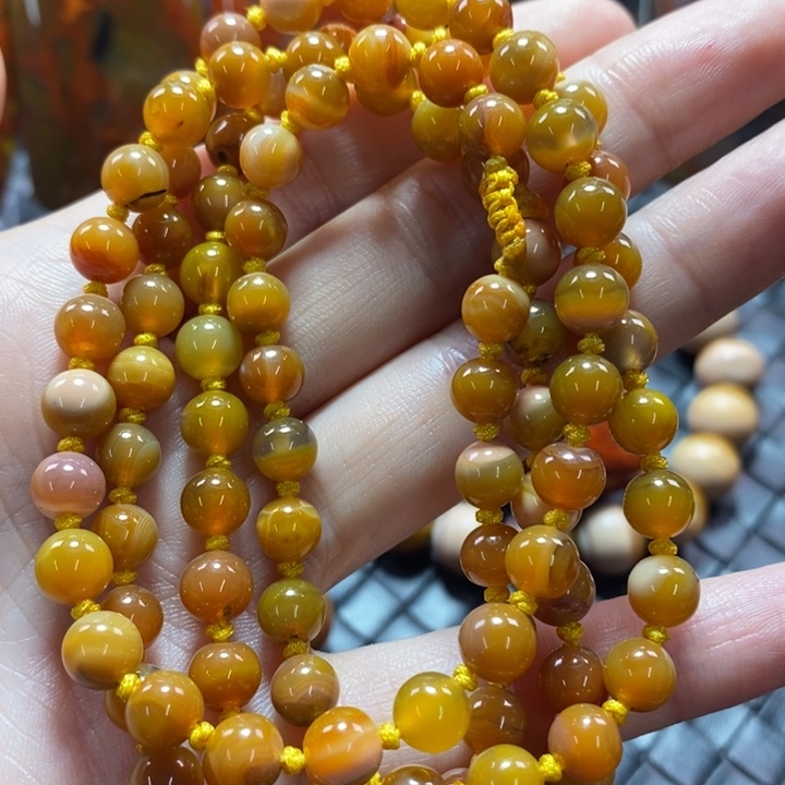 玛瑙/玉髓项链108未镶嵌